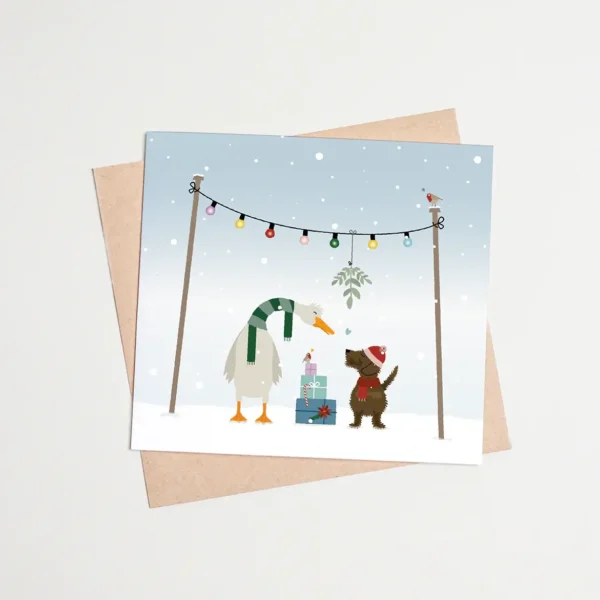 Kerstkaarten Frits met 8 unieke designs incl sluitstickers - Afbeelding 2