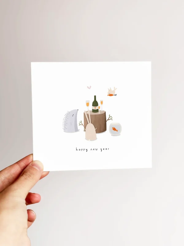 Setje van 8 kerstkaarten incl. enveloppen en stickervel - Afbeelding 6